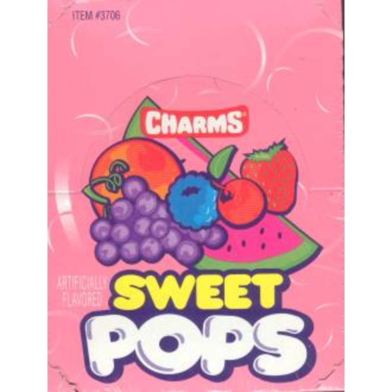 Charms Sweet Flat Pop 48ct