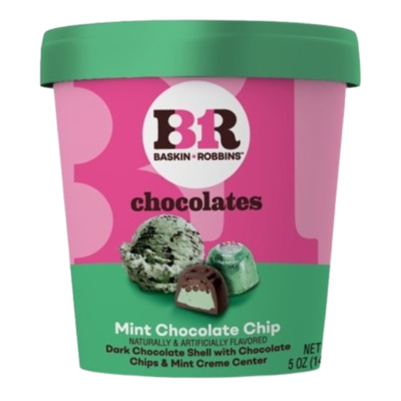 Frankford Baskin Robbins Mint Chocolate Chip 5 oz. Tub