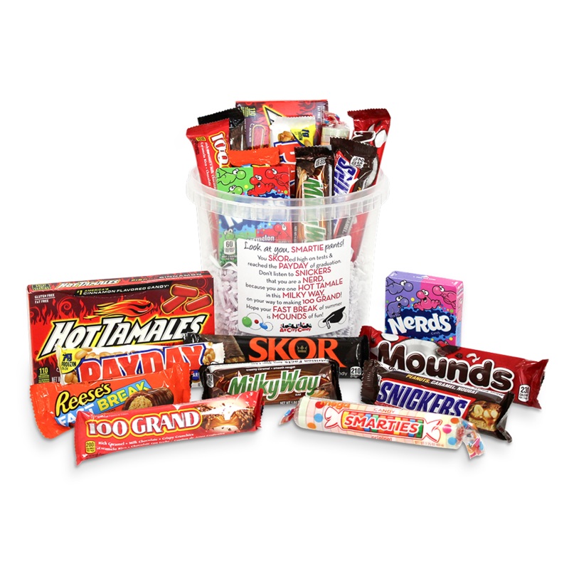Graduation Candy Bar Poem Gift Tub