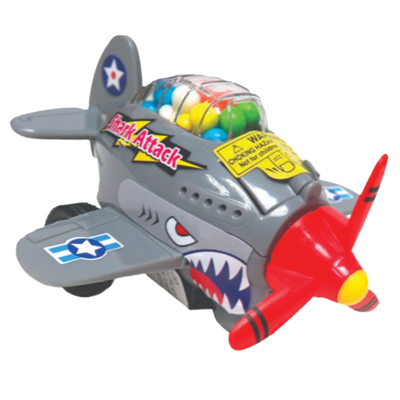 Kidsmania Shark Attack Candy Filled Plane 3.0 oz.