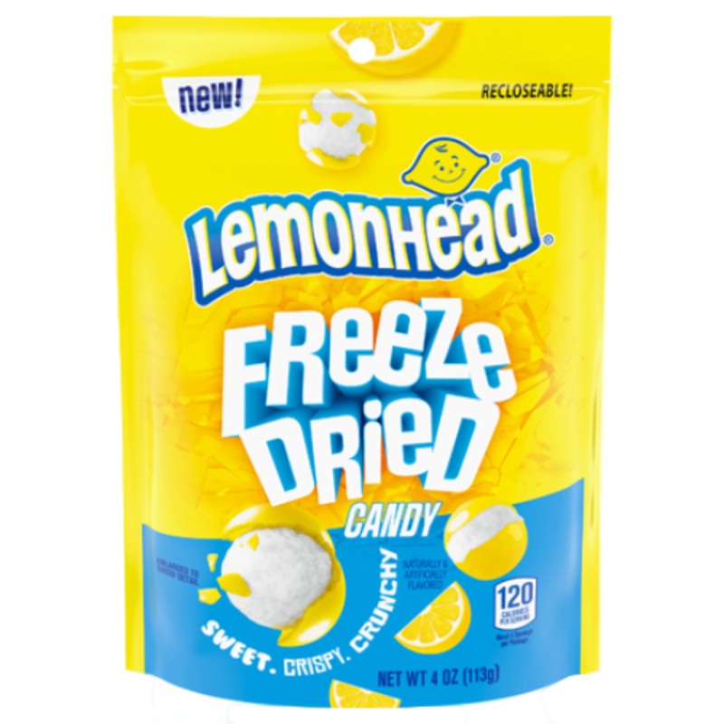 Lemonhead Freeze Dried Candy 4 oz. Bag