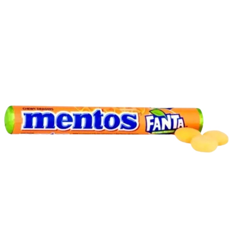 Mentos Fanta Orange Flavor 3.75 g Roll