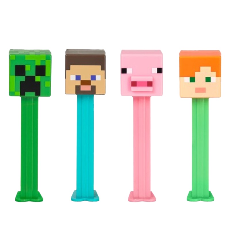 PEZ - Minecraft Assortment - 1 Piece Blister Pack