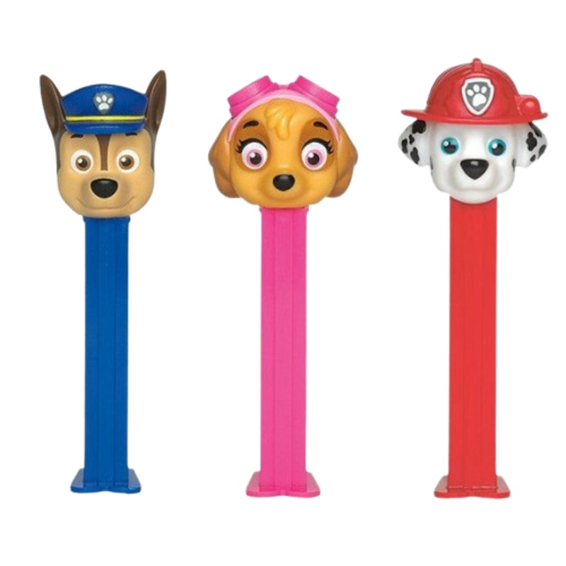 PEZ Paw Patrol Collection Candy Dispenser - 1-Piece Blister Pack