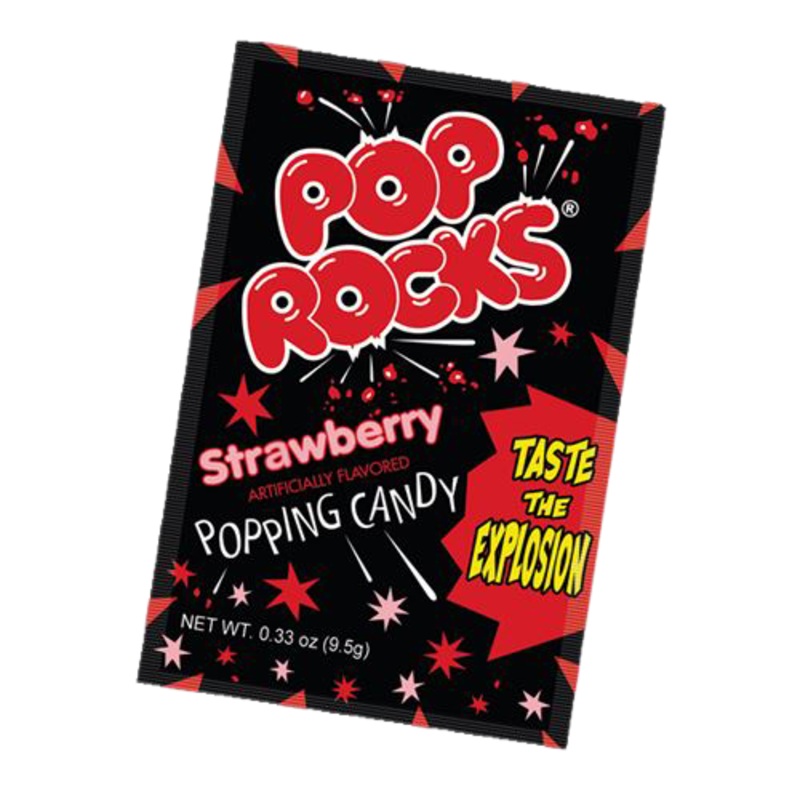 Pop Rocks Strawberry Popping Candy - .33-oz. Package