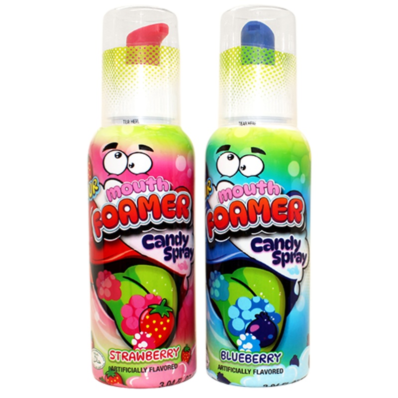Sour Mouth Foamer Candy Spray 3.04 oz. Case of 12