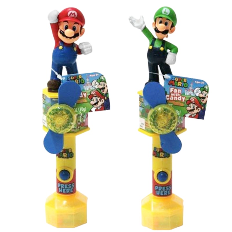 Super Mario Fan Candy Toy .35 oz.