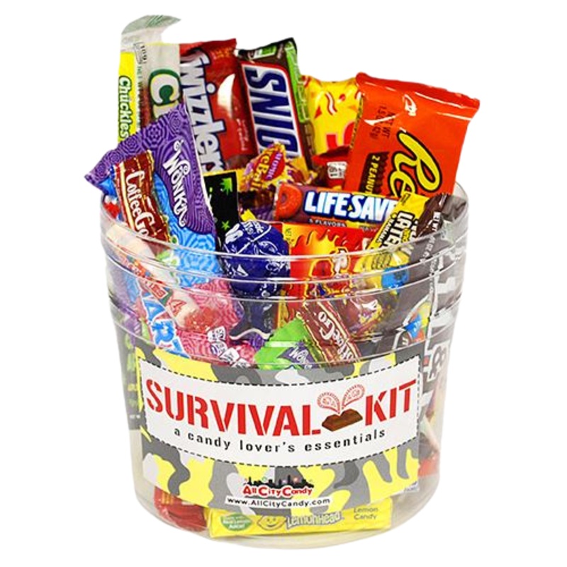 Survival Kit Candy Gift Tub