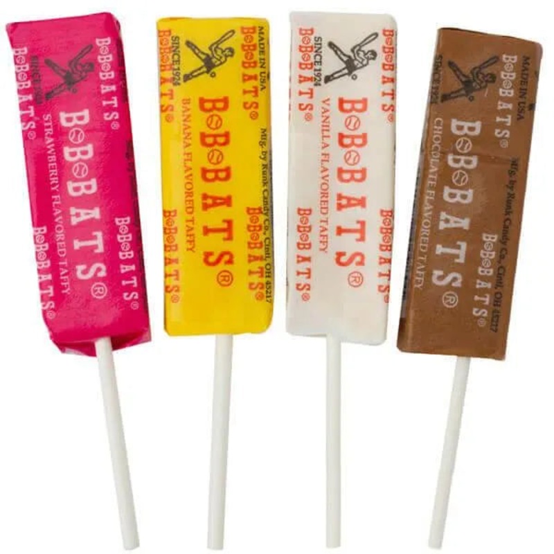 B B Bats Taffy Pops: 100-Piece Box