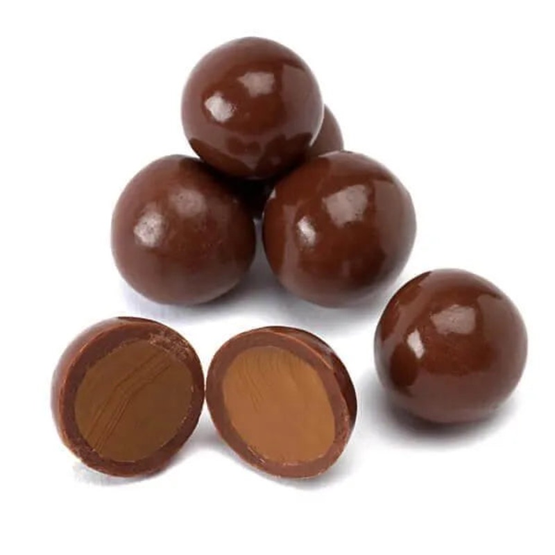 Chocolate Covered Caramel Balls - English Toffee: 2LB Bag