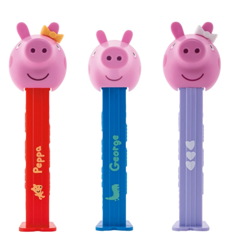 PEZ Peppa Pig Collection Candy Dispenser - 1-Piece Blister Pack