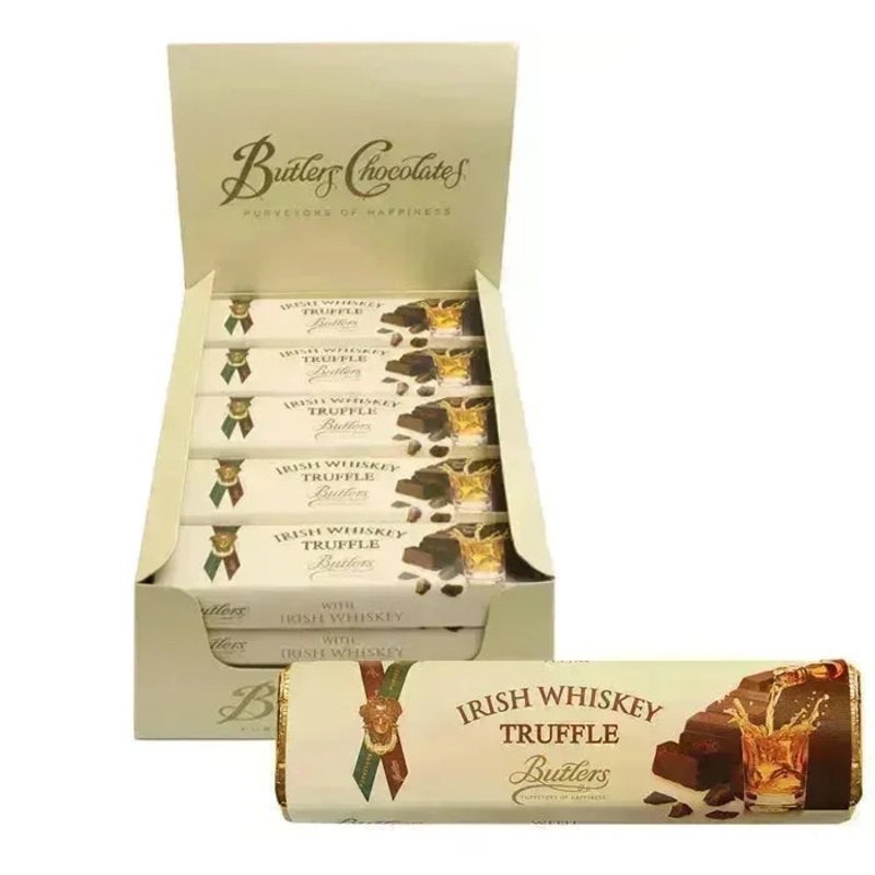 Butlers Irish Whiskey Truffle Chocolate Bar: 20-Piece Box