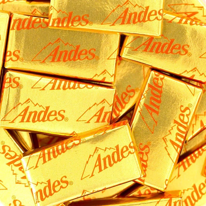 Andes Mints Butter Toffee Chocolates: 28-Piece Box