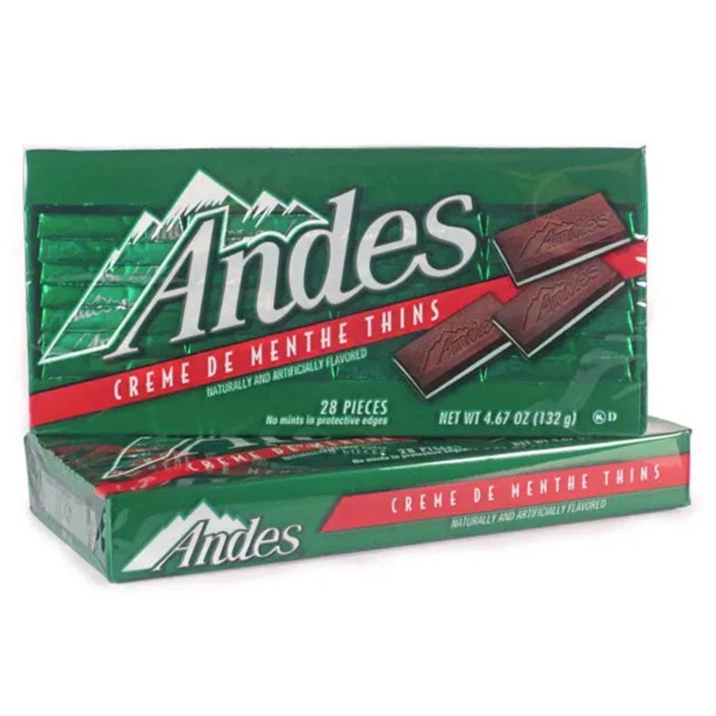 Andes Mints Creme De Menthe Chocolate Candy: 12-Piece Case