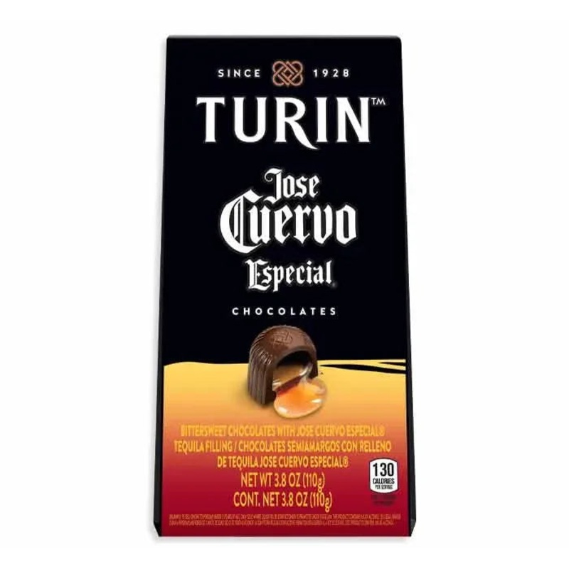 Turin Jose Cuervo Tequila Liquor Filled Chocolates: 12-Piece Case
