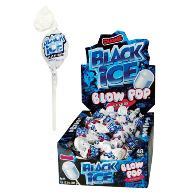 Charms Black Ice Blow Pop Lollipops