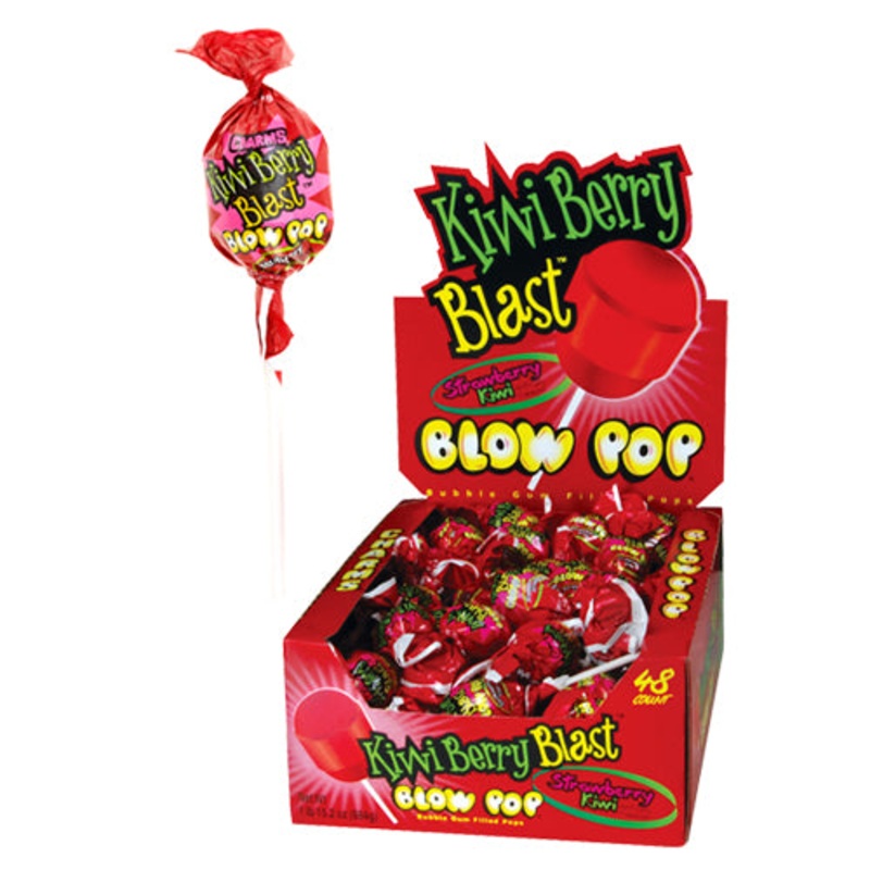 Charms Kiwi Berry Blast Blow Pop Lollipops