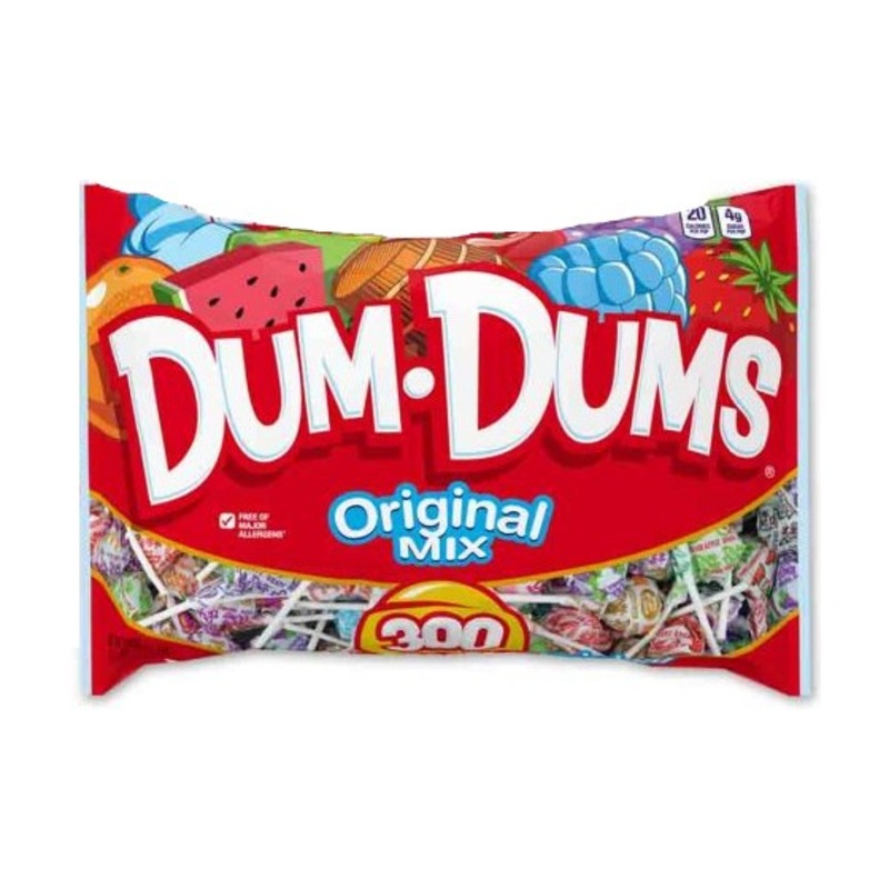 Dum Dum Original Pops - 300 Count Bag