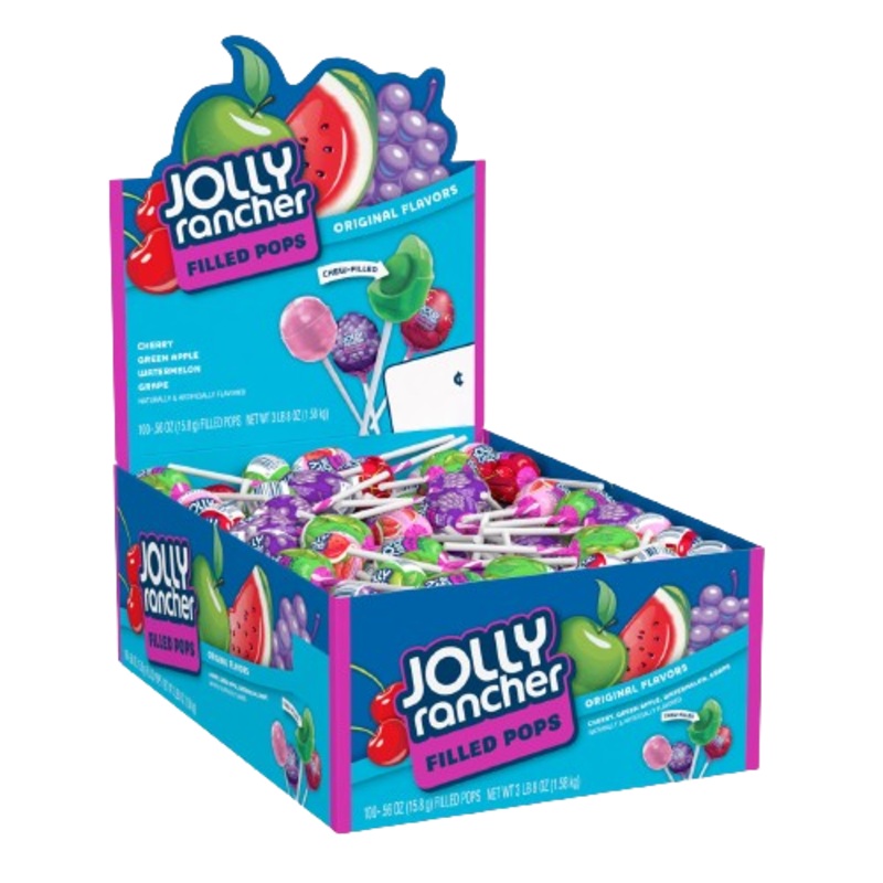Jolly Rancher Filled Pop Assorted Flavors 0.56 oz.