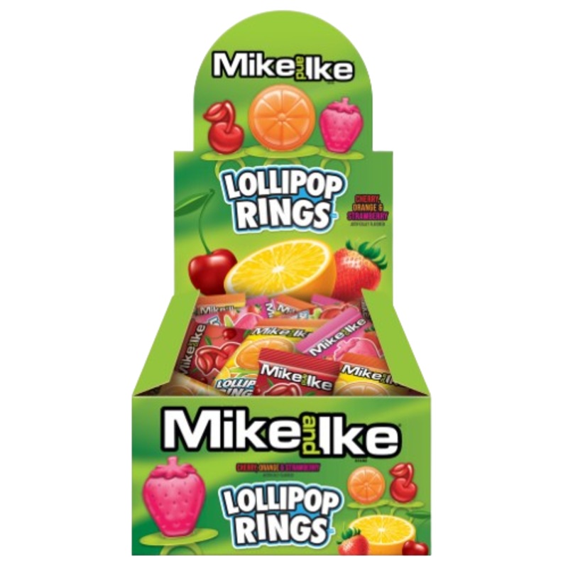 Mike and Ike Lollipop Rings Assorted 0.42 oz.