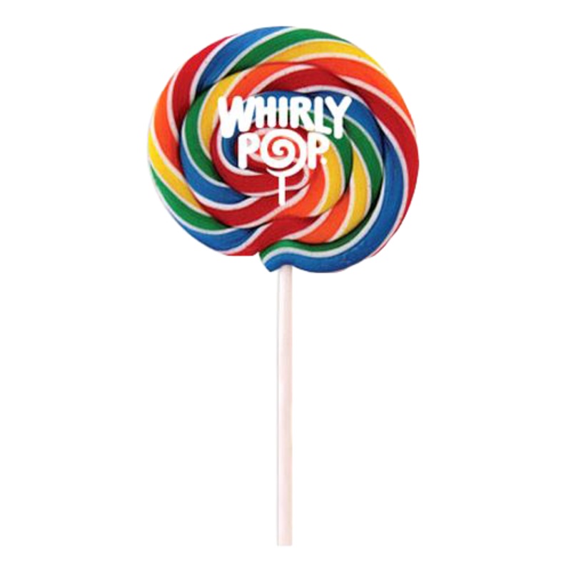 Rainbow Whirly Pops