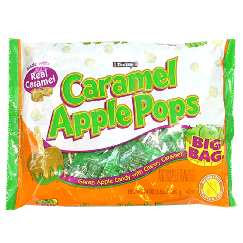 Tootsie Caramel Apple Pops Lollipops Bags