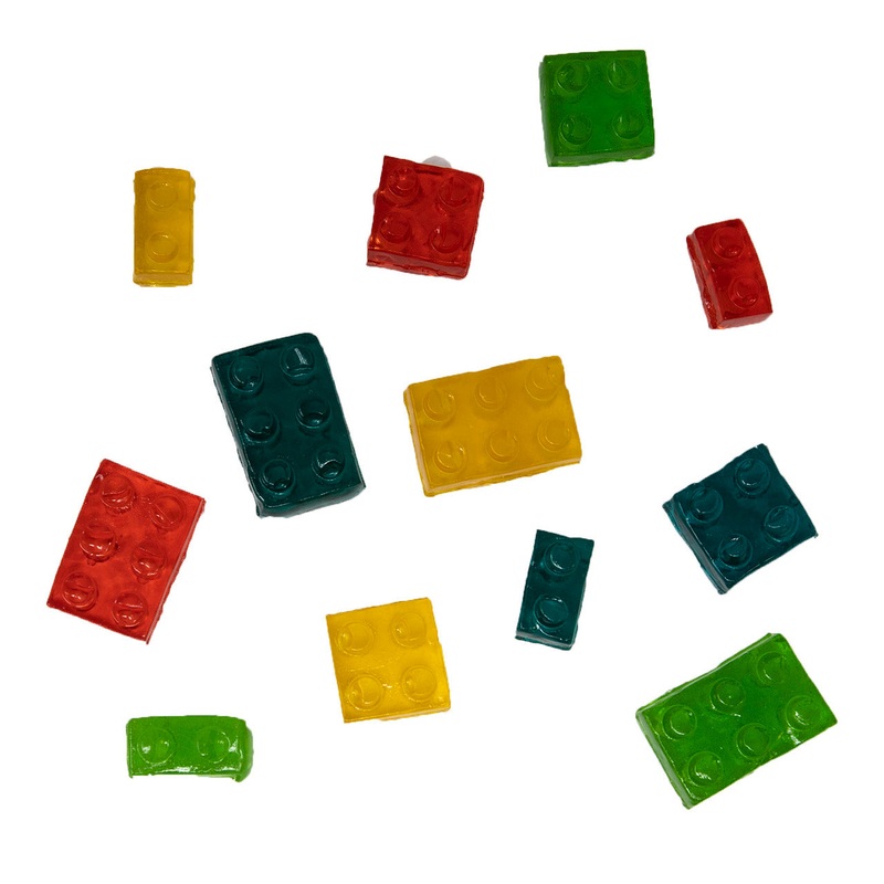 4D Gummy Blocks 2.2 lb. Bulk Bag