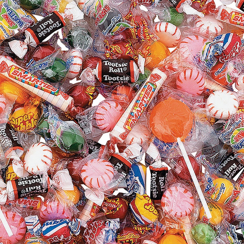 5 Lb. Bulk 320 Pc. Mixed Soft & Hard Candy Assortment