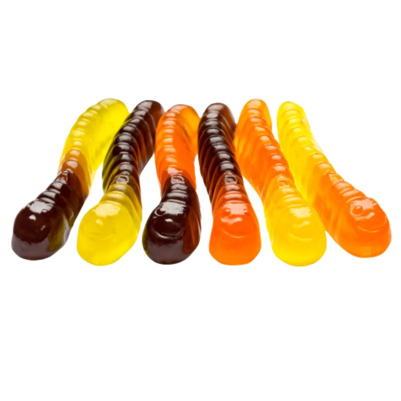 Albanese Fall Colors Gummi Worms - Bulk Bags