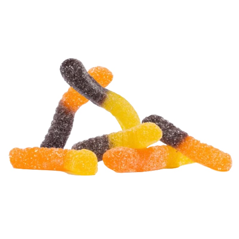 Albanese Sour Fall Mini Gummi Worms 4.5 lb. Bulk Bag