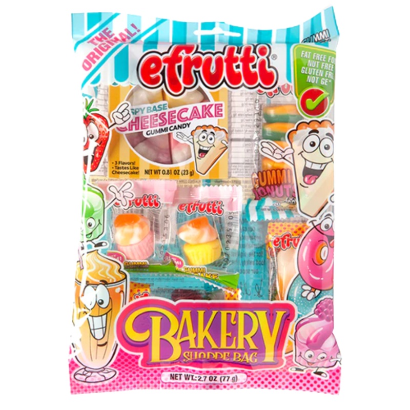 efrutti Gummi Candy Bakery Shoppe Theme Bag 2.7 oz.