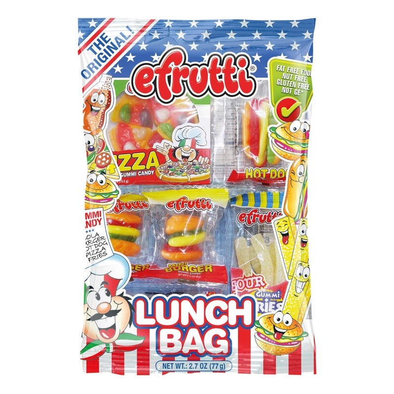 efrutti Gummi Candy Lunch Bag 2.7 oz.