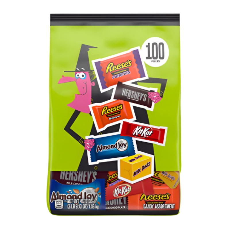 Hershey's Halloween Chocolate Assortment 100 Count 41.13 oz. Bag