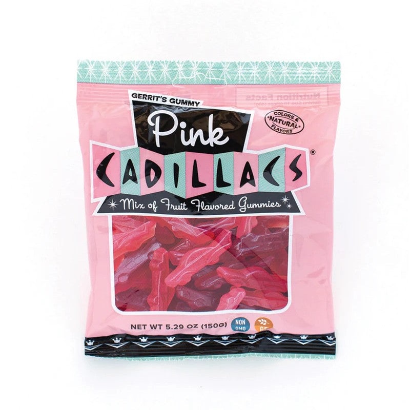 Pink Cadillacs Gummi Candy 5.2 oz. Bag