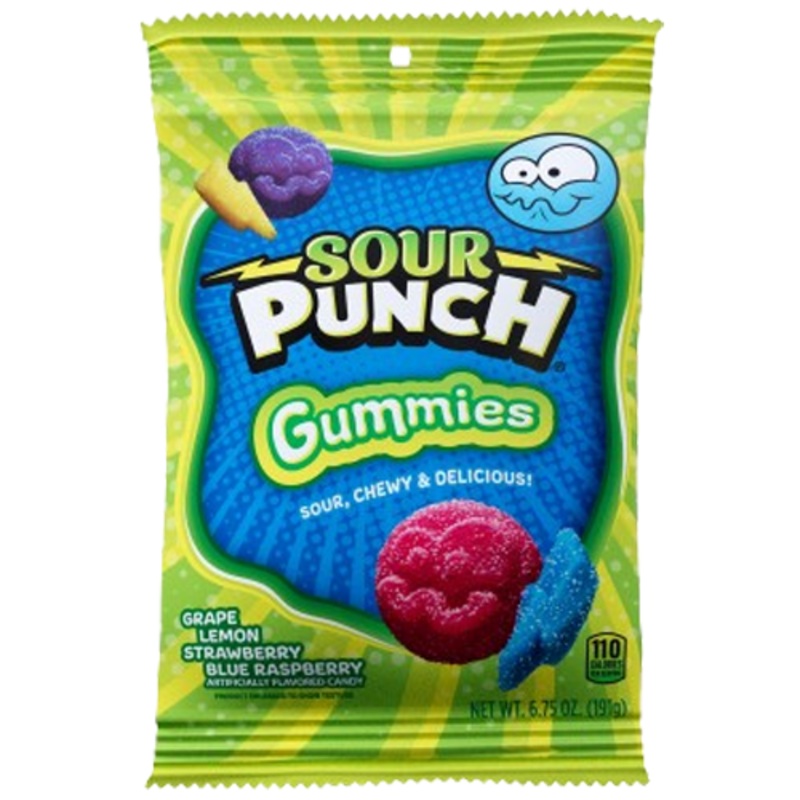 Sour Punch Gummies 6.75 oz. Bag