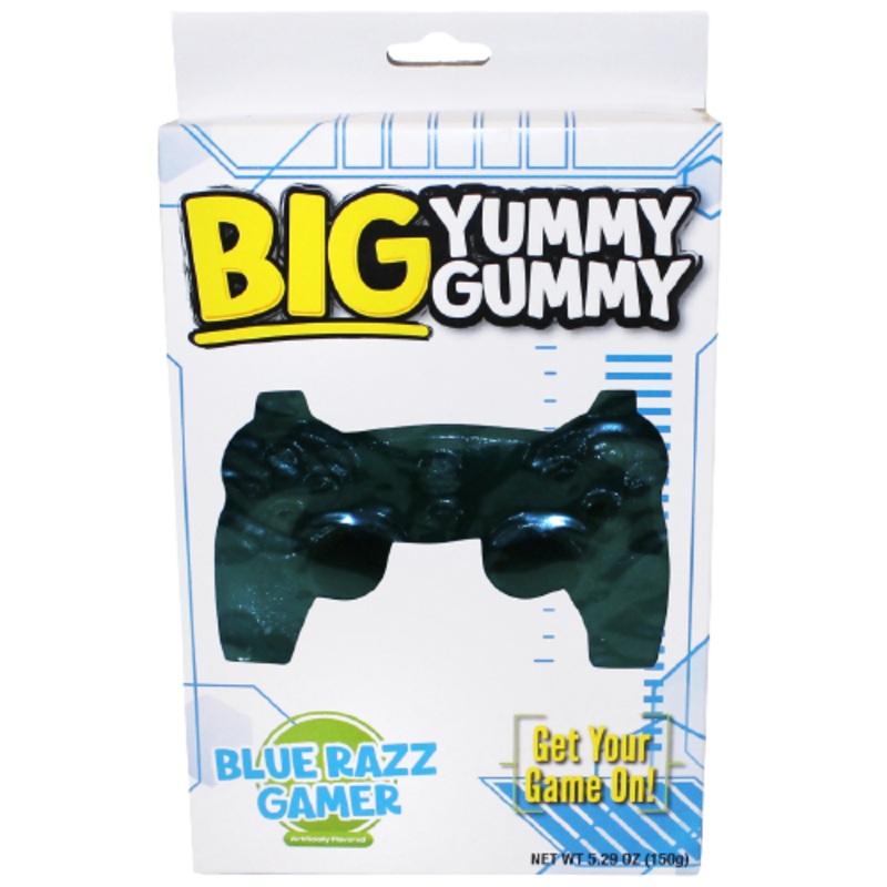 Big Yummy Gummy Blue Razz Gamer 5.29 oz.