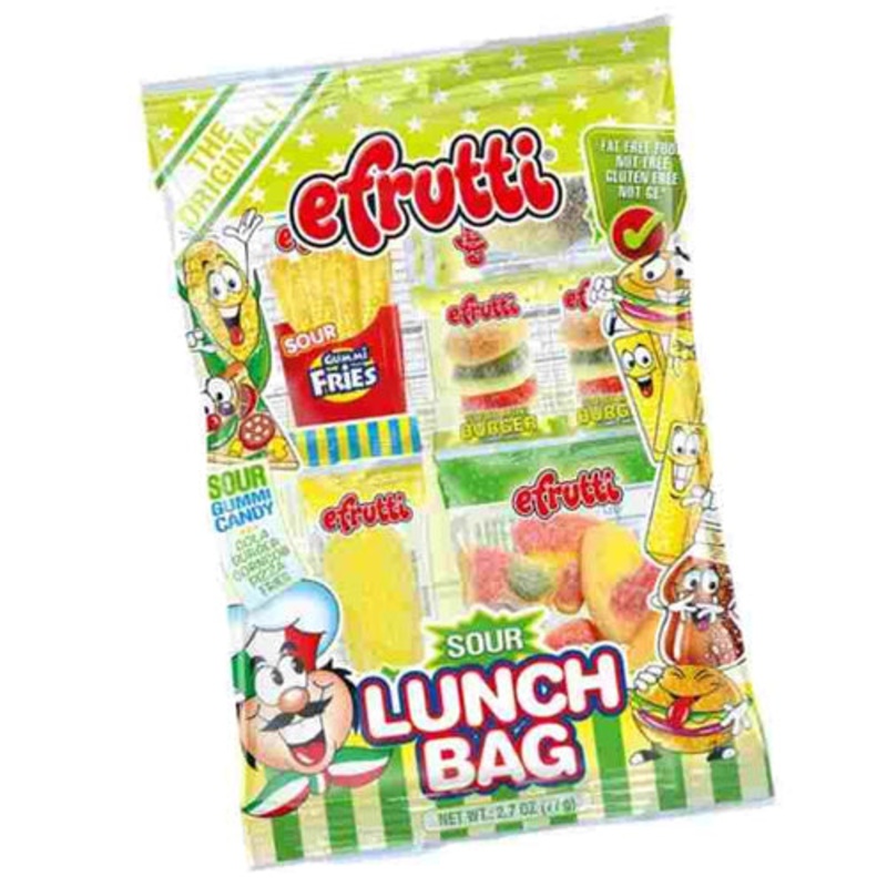 efrutti Gummi Sour Lunch Bag 2.7 oz.