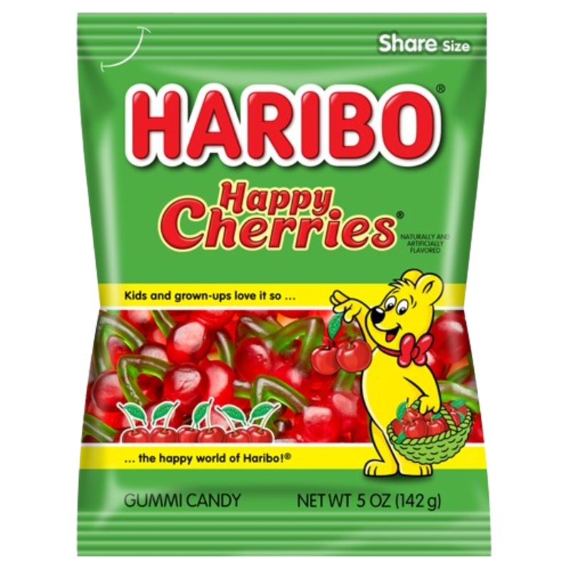 Haribo Happy Cherries Gummi Candy - 5-oz. Bag