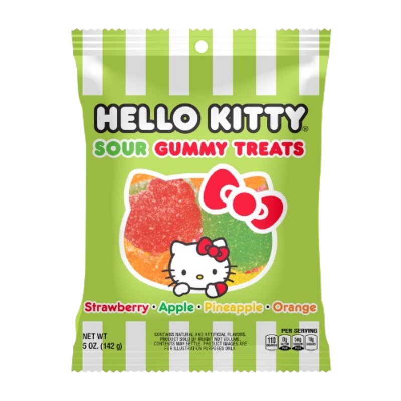 Hello Kitty Sour Gummy Treats 5 oz. Bag