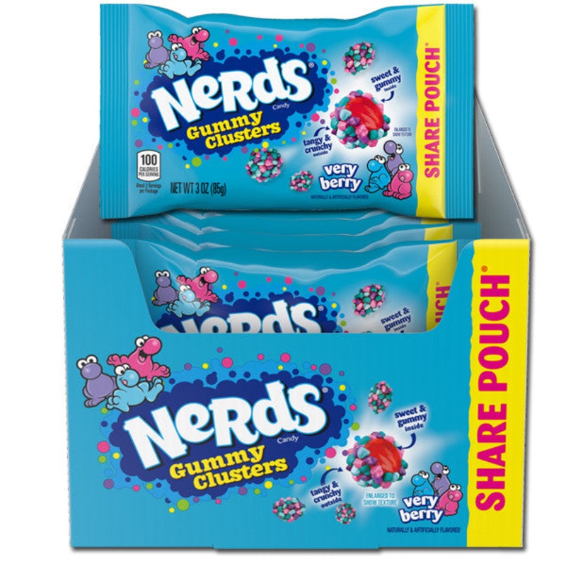 Nerds Clusters Very Berry 12 Count Box