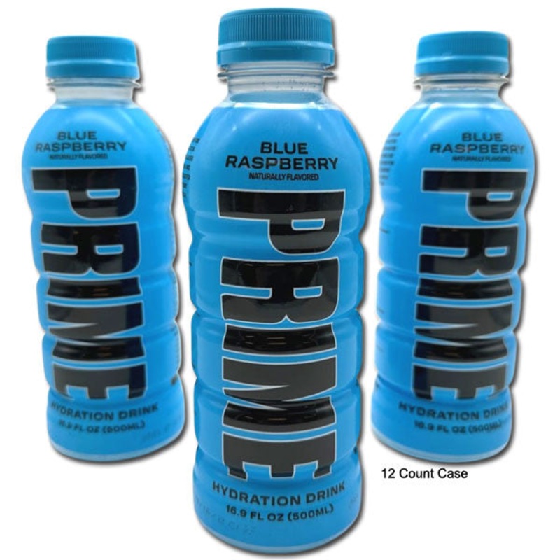Prime Hydration Drink Blue Raspberry - 16.9oz / 12ct