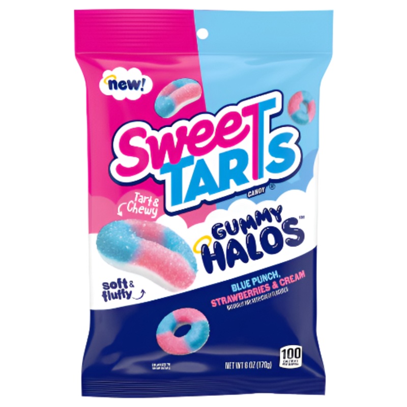 Sweet Tarts Gummy Halos 6 oz. Bag