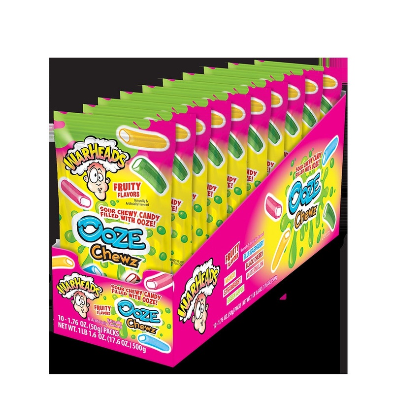 Warheads Ooze Chews- 10/box