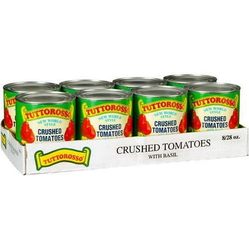 Tuttorosso Crushed Tomatoes with Basil, 28 oz., 8 pk.