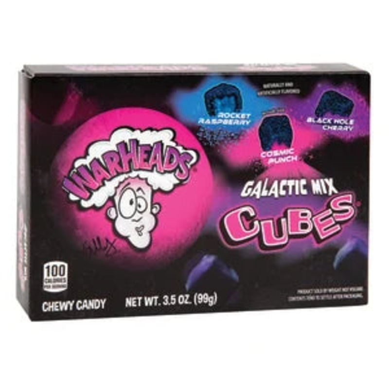 Warheads Sour Galactic Cubes Theater Box