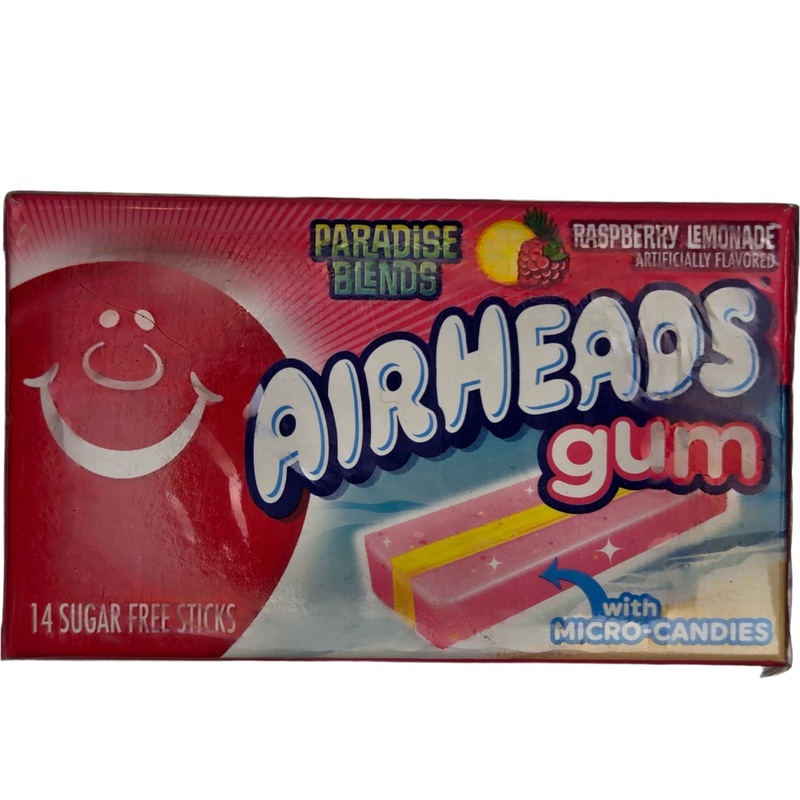 Airheads Sugarfree Raspberry Lemonade Gum