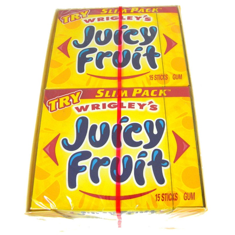 Wrigley's Juicy Fruit Chewing Gum - 15pc / 10ct