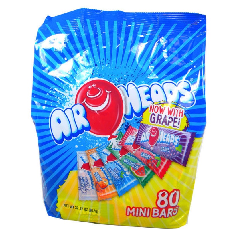 Airheads Taffy Mini's Assorted 80 Count