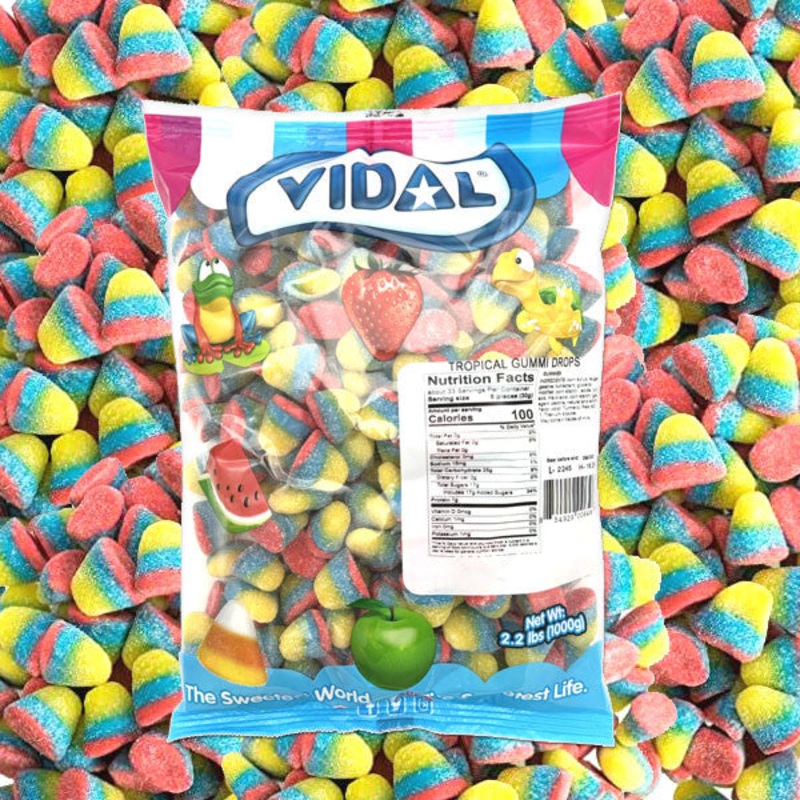 Tropical Gummi Drops Candy 2.2lb