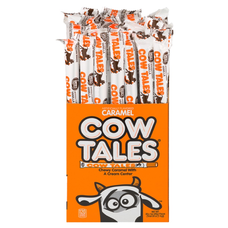 Vanilla Cow Tales Chewy Caramel Stick 1 oz.